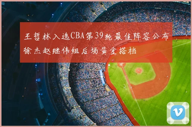 王哲林入选CBA第39轮最佳阵容公布徐杰赵继伟组后场黄金搭档